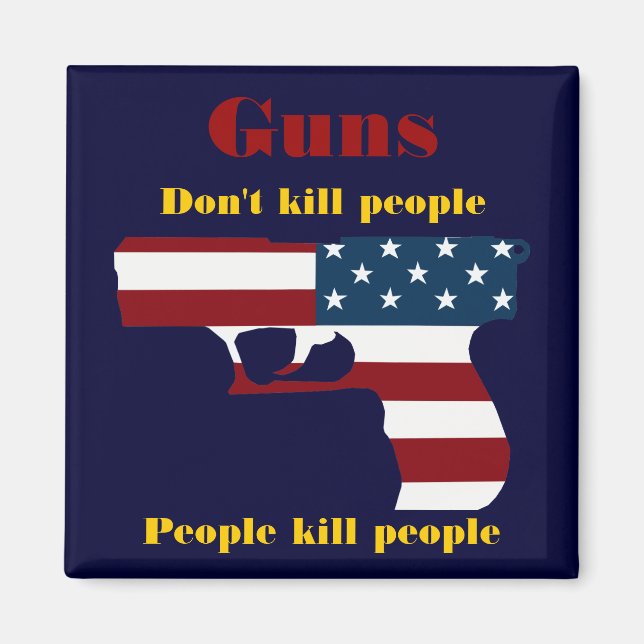 Aimant à pistolet américain (Devant)