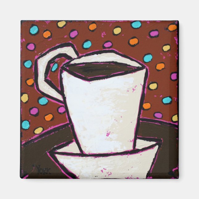 aimant à points de café (Devant)