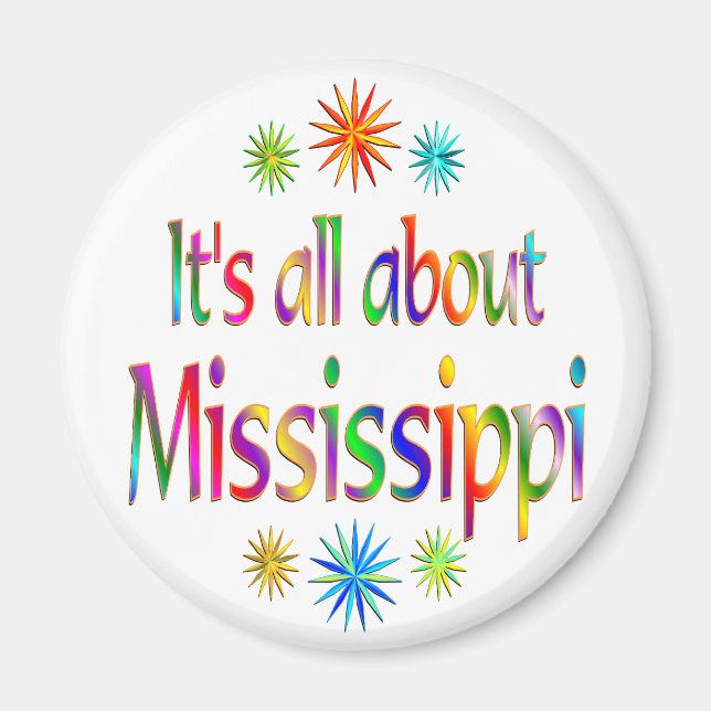 Aimant À propos du Mississippi (Devant)
