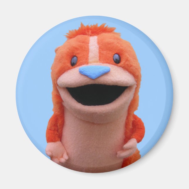 Aimant à puces orange (Devant)