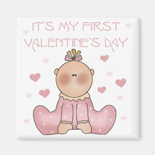 Aimant Ă?re Saint-Valentin de bébé