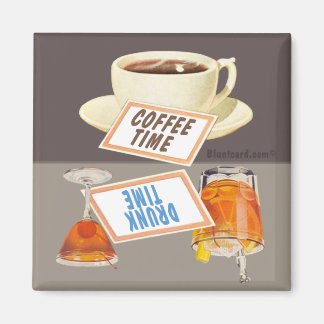 Aimant à retournement du café
