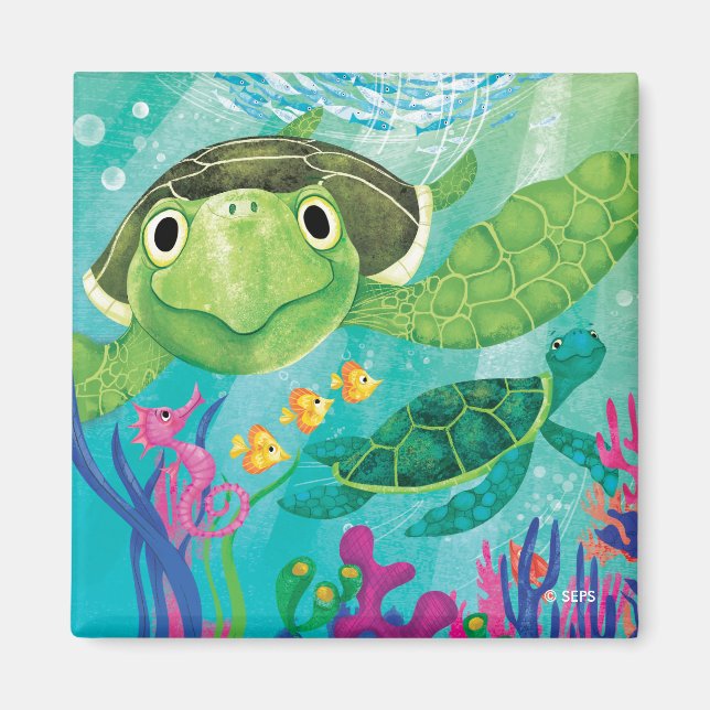 Aimant A Sea Turtle (Devant)
