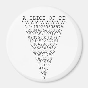 Aimant A Slice of Pi Presentation