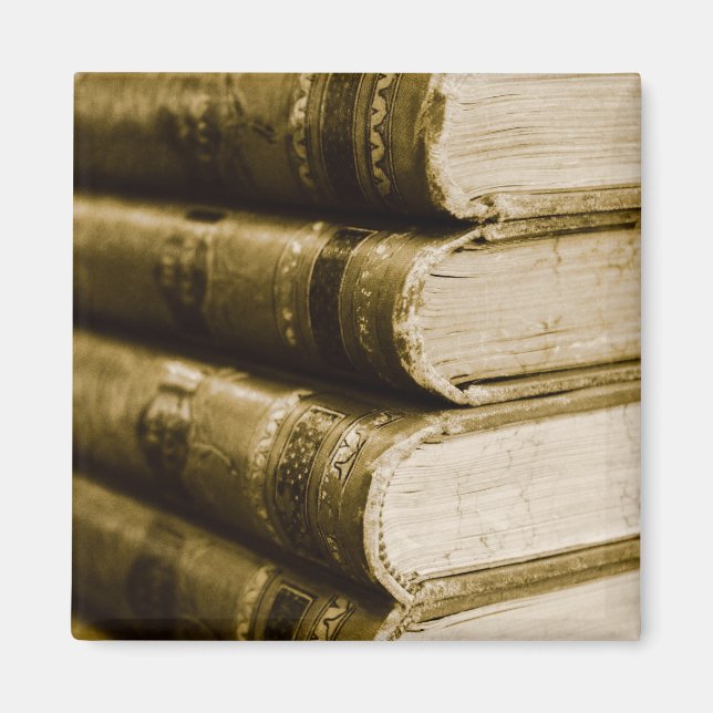 Aimant A Stack of Old Books (Devant)