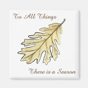 Aimant À tout Il y a une feuille de saison