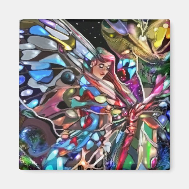 Aimant À travers les ailes d'un papillon (Devant)