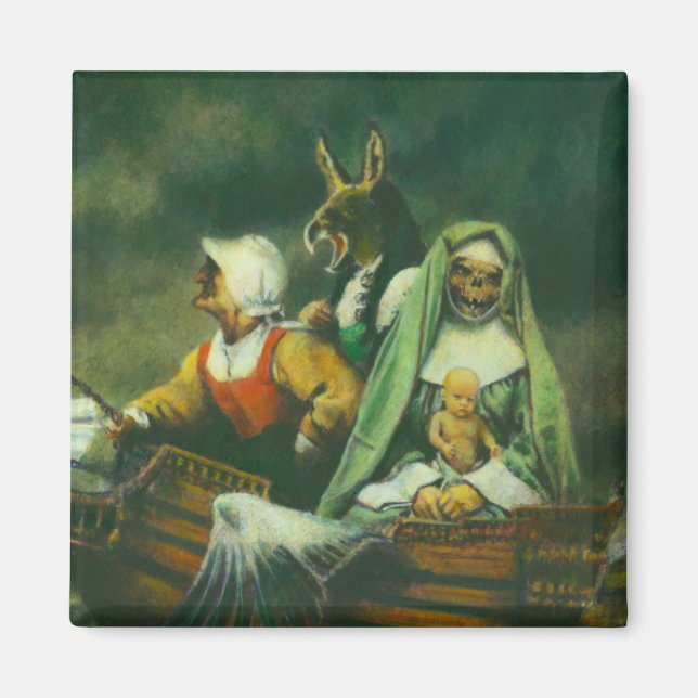 Aimant à trois sorcières (Devant)