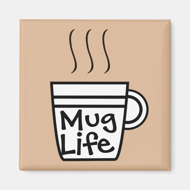 Aimant à vie de la Mug (Devant)