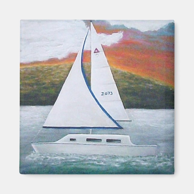 aimant à voile couchant (Devant)