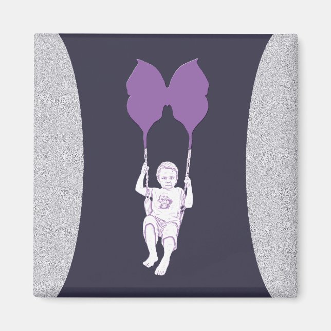 Aimant à voilure papillon (Devant)