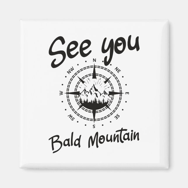 Aimant A Voir Dans Bald Mountain Vacances Ski Comp (Devant)