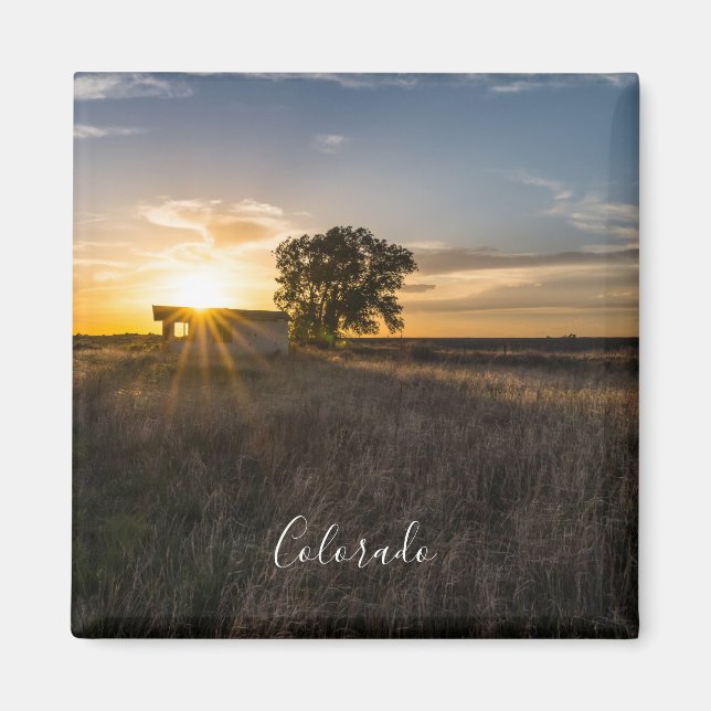 Aimant Abandon de l'aimant Sunset Colorado Shed (Devant)