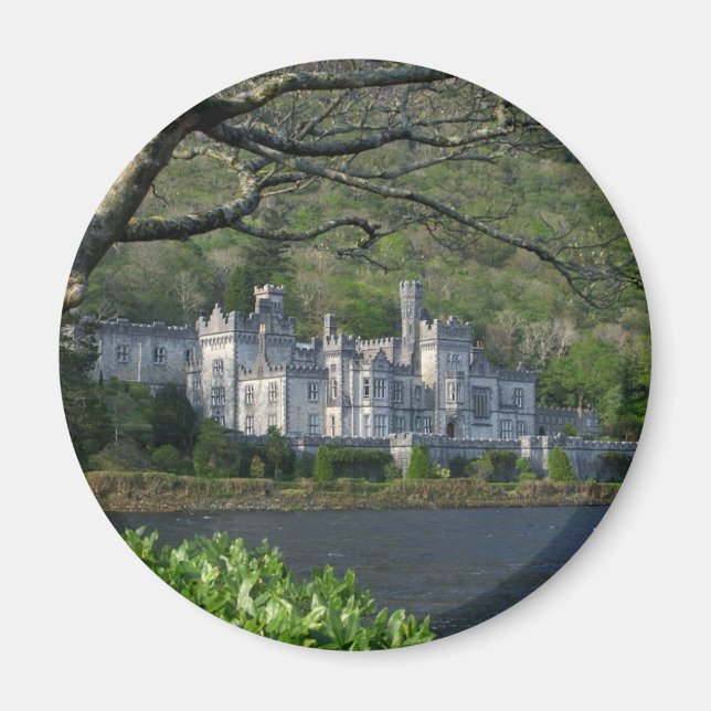 Aimant Abbaye De Kylemore Dans Le Connemara Irlande (Devant)