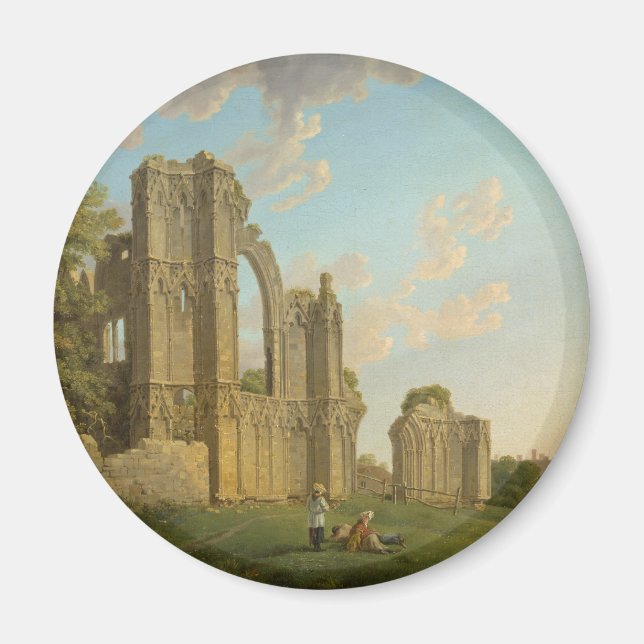 Aimant Abbaye Sainte-Marie, York, Angleterre vers 1778 (Devant)
