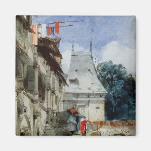 Aimant Abbaye St-Amand, Rouen (la semaine, bodycolour et