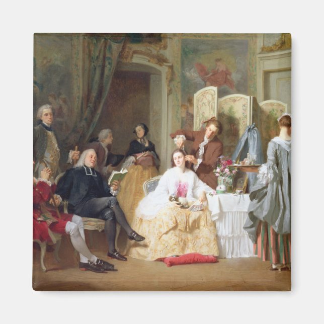 Aimant Abbe Prevost lit 'Manon Lescaut', 1856 (Devant)