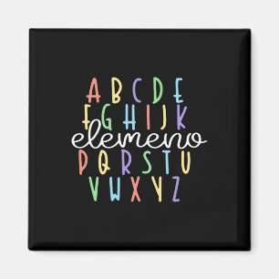 Aimant Abc Elemeno Maternelle Enseignante Cute Cadeaux Re