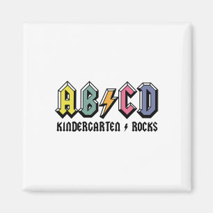 Aimant Abcd Kindergarten Rocks Ck To School Kindergarten