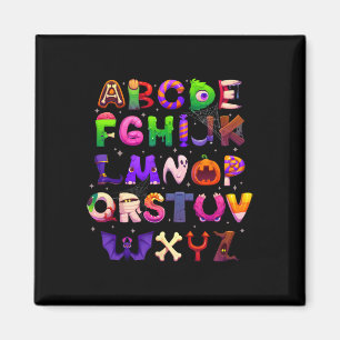 Aimant Abcs Apprentissage maternelle Enseignant Funny Hal