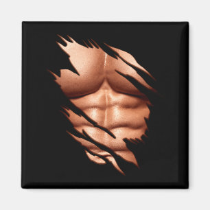 Aimant Abdominaux Déchirés Clic Drôle 