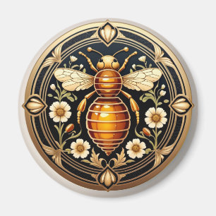 Aimant Abeille Art Nouveau