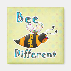 Aimant Abeille Bourdon Tachetée Différente