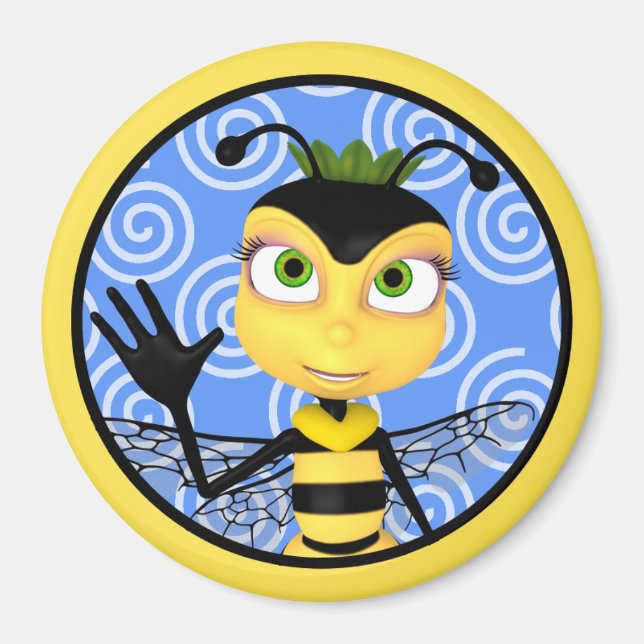 Aimant Abeille de miel (Devant)