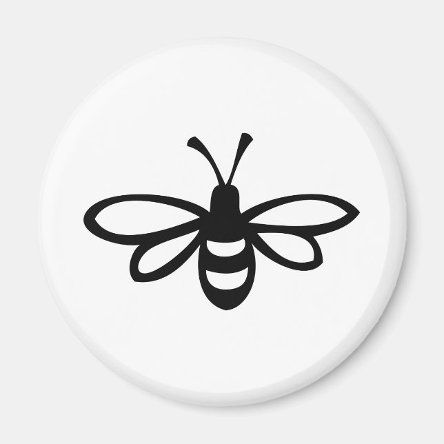 Aimant Abeille [noire] (Devant)