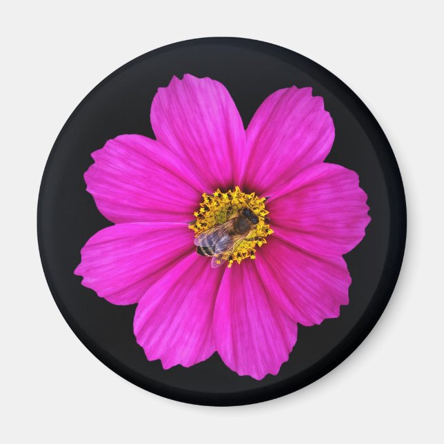 Aimant abeille qui travaille dur (Devant)