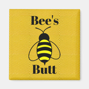 Aimant Abeille sur le bouton magnétique