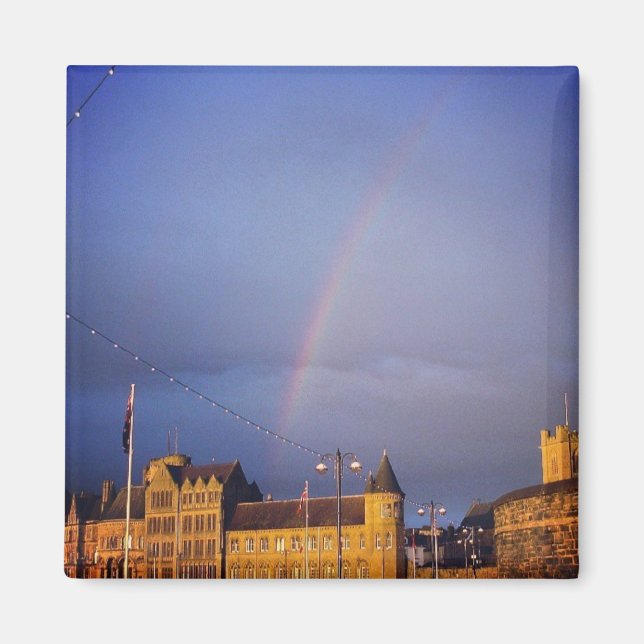 Aimant Aberystwyth Arc-en-ciel (Devant)