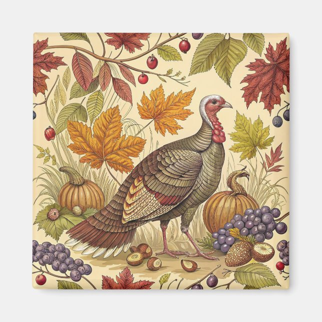 Aimant Abondance de Thanksgiving (Devant)