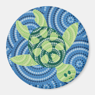 Aimant Aboriginal turtle