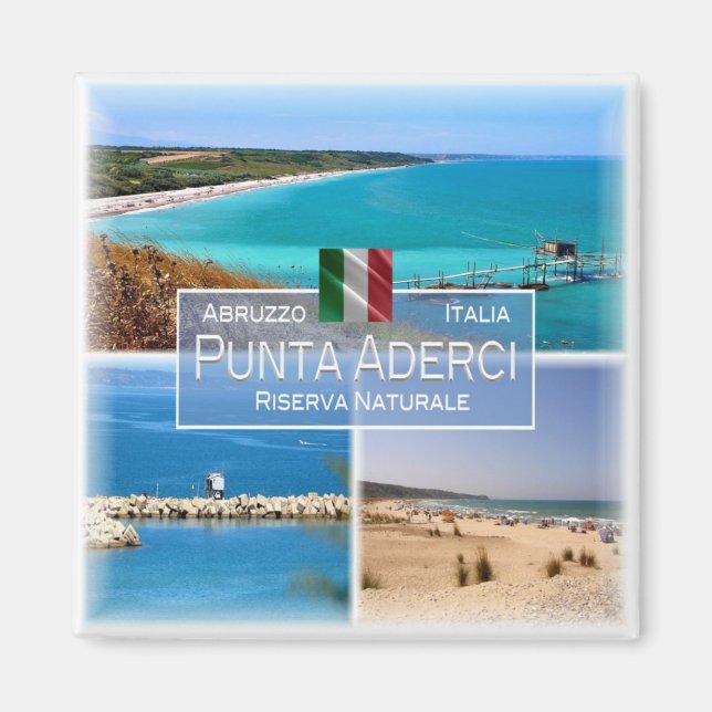 Aimant ABR005 PUNTA ADERCI, Abruzzes, Italie, Frigo (Devant)