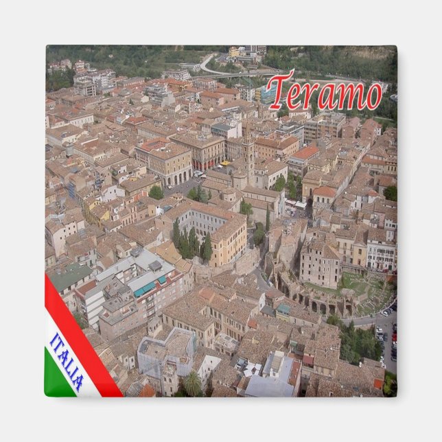 Aimant ABR010 TERAMO, Abruzzes, Italie, Frigo (Devant)