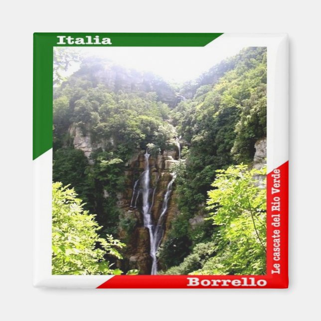 Aimant ABR016 BORRELLO, Cascades Rio Verde, Frigo (Devant)