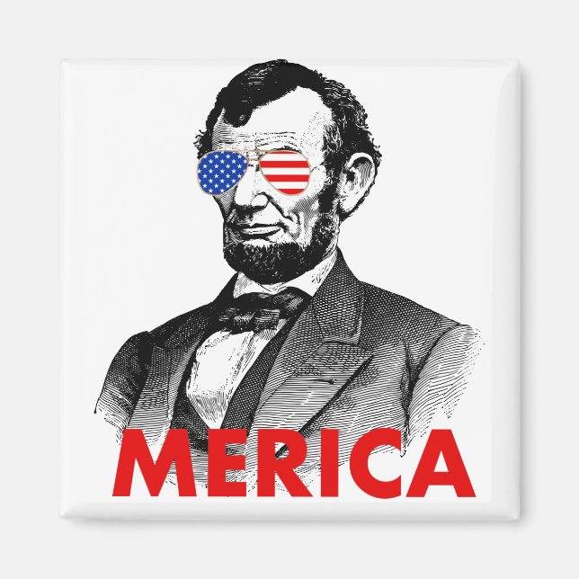 Aimant abraham lincoln (Devant)