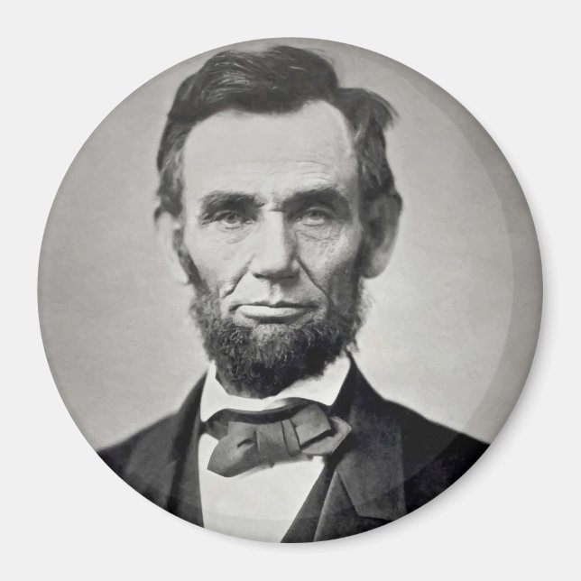 Aimant Abraham Lincoln Gettysburg Portrait (Devant)
