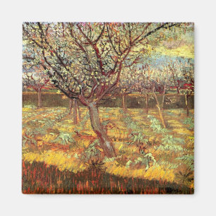 Aimant Abricotiers en fleurs par Vincent van Gogh