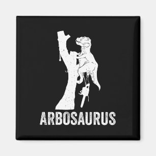 Aimant Abrosaurus Arboriste Grimpeur d'arbres Coupeur d'a