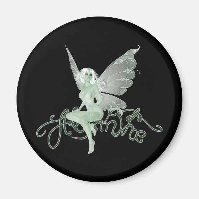 Aimant Absinthe Art Signature Fée verte - Absinthe (Devant)
