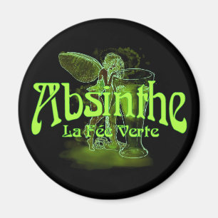 Aimant Absinthe La Fee Verte Fée Avec Verre