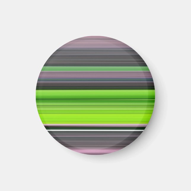 Aimant Abstract #1: Lime and grey (Devant)