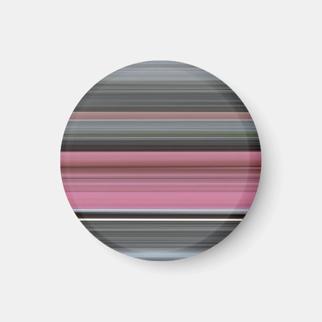 Aimant Abstract #1: Rose et grey (Devant)