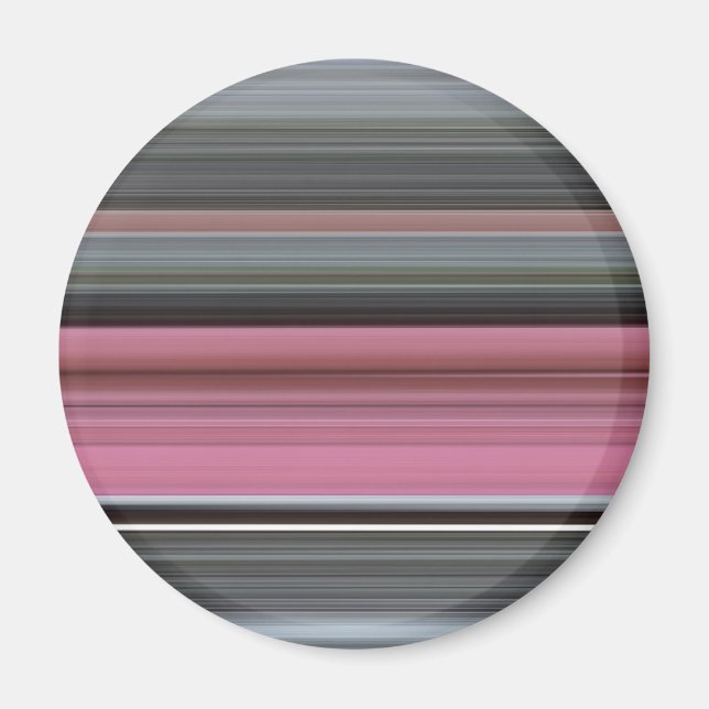 Aimant Abstract #1: Rose et grey (Devant)