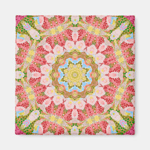 Aimant Abstract modern mosaic kaleidoscopic