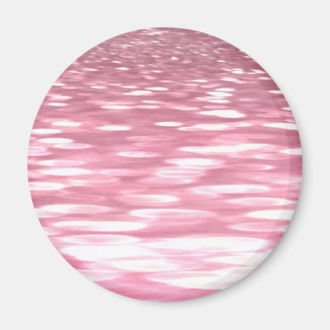 Aimant Abstrait #3 : Brillant rose (Devant)