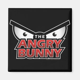 Aimant Abstrait Bunny en colère