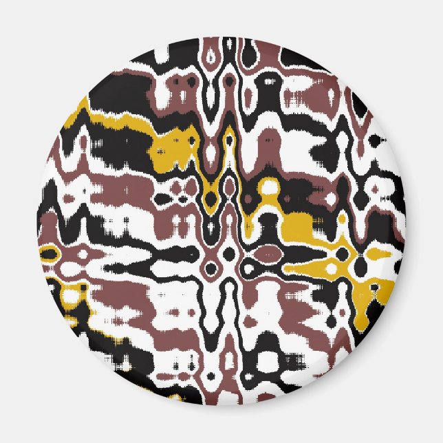 Aimant abstrait de motif (Devant)